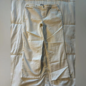 Talbots Flawless Five Pocket Straight Crop Jeans Womens 12 Capri